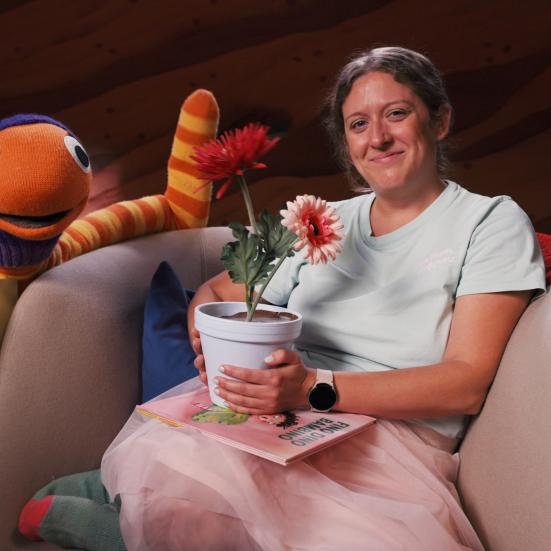 Anna og Orm gør klar til at læsehøjt