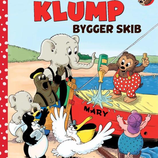 Rasmus Klump og vennerne døber skibet Mary