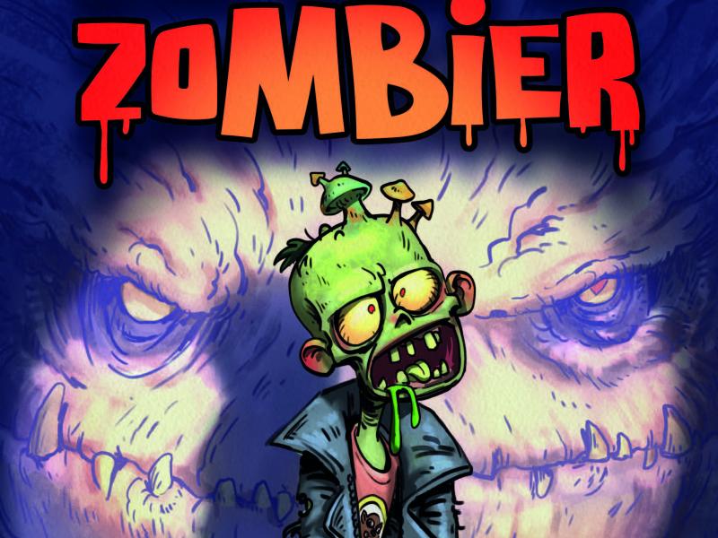 En tegneseriezombie