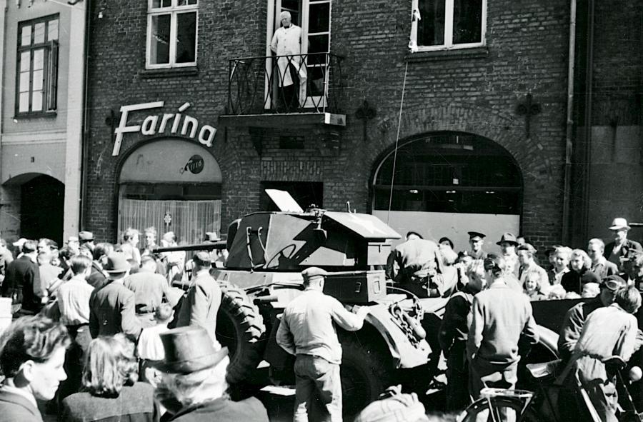 Foto fra befrielsen 1945