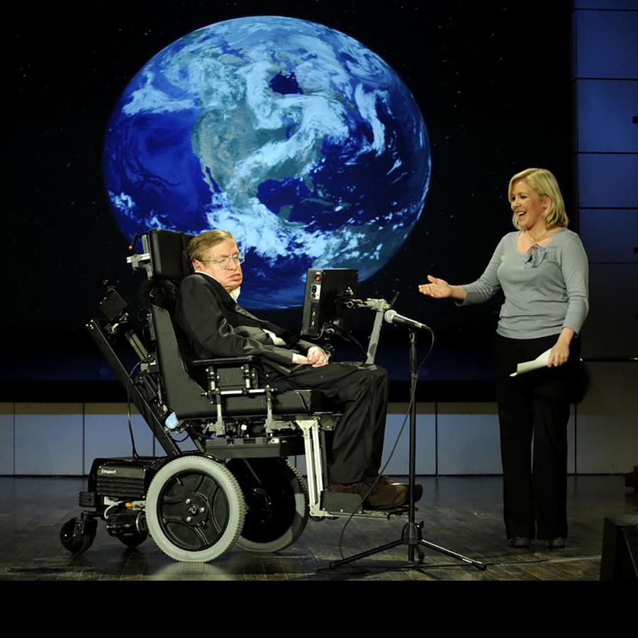 Stephen Hawking -  PhotosForClass.com, Flickr